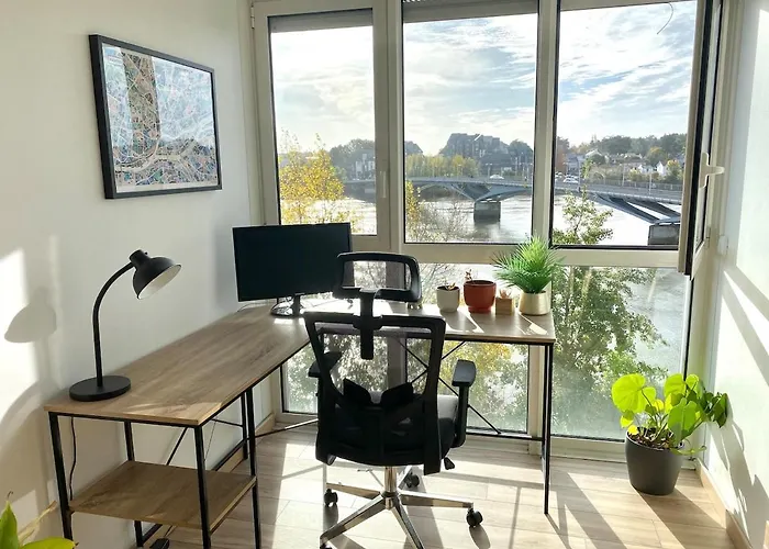 T2 Avec Superbe Vue Sur La Loire - Parking Apartman Nantes